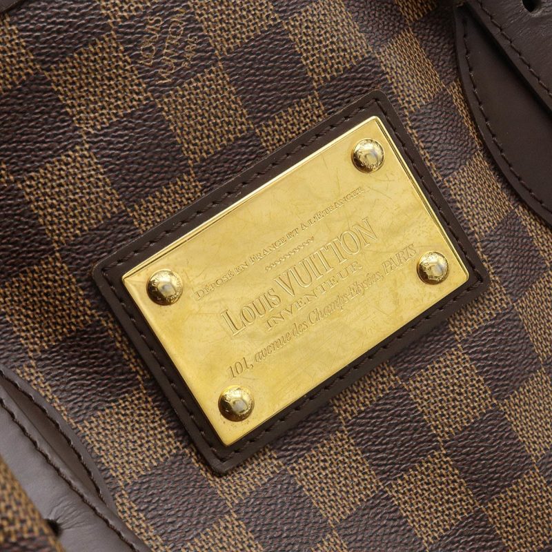 LOUIS VUITTON Damier Hampstead MM Tote Bag Shoulder N51204 - Logoexplore - Image 8
