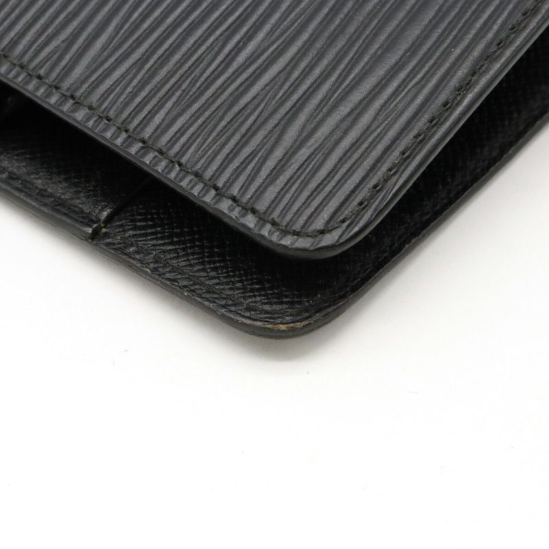 LOUIS VUITTON Epi Agenda MM Notebook Cover 6 Holes Leather Noir Black R20042 - Logoexplore - Image 3