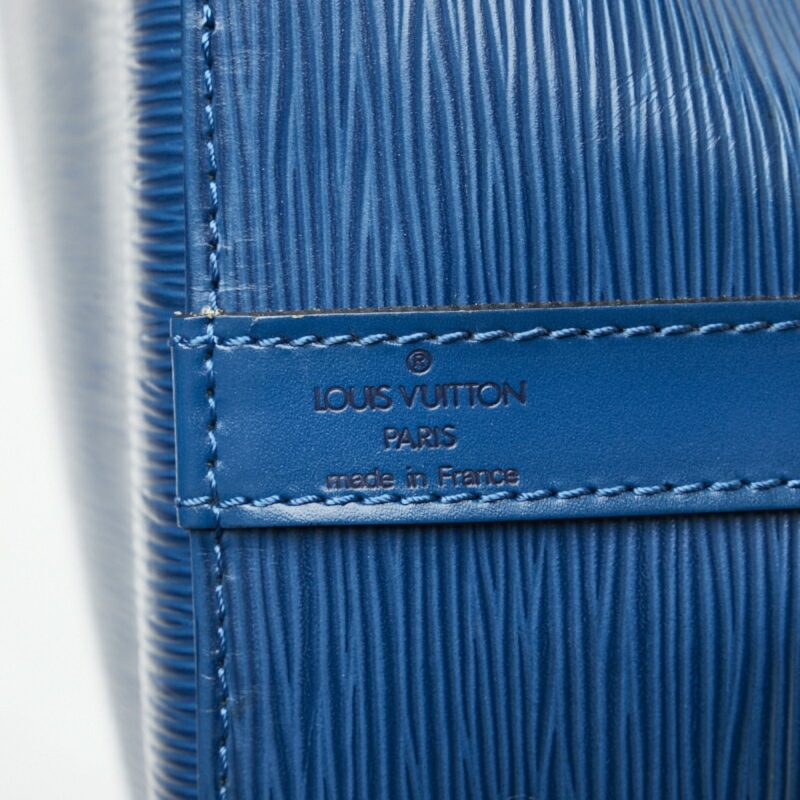 LOUIS VUITTON Epi Petinoe Shoulder Bag M44105 Toledo Blue Leather Women's - Logoexplore - Image 8