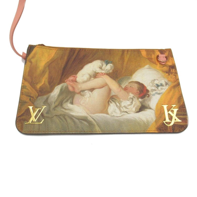 LOUIS VUITTON Fragonard Neverfull MM Pink Brown Masters collection PVC coated canvas M43319 - Logoexplore - Image 9