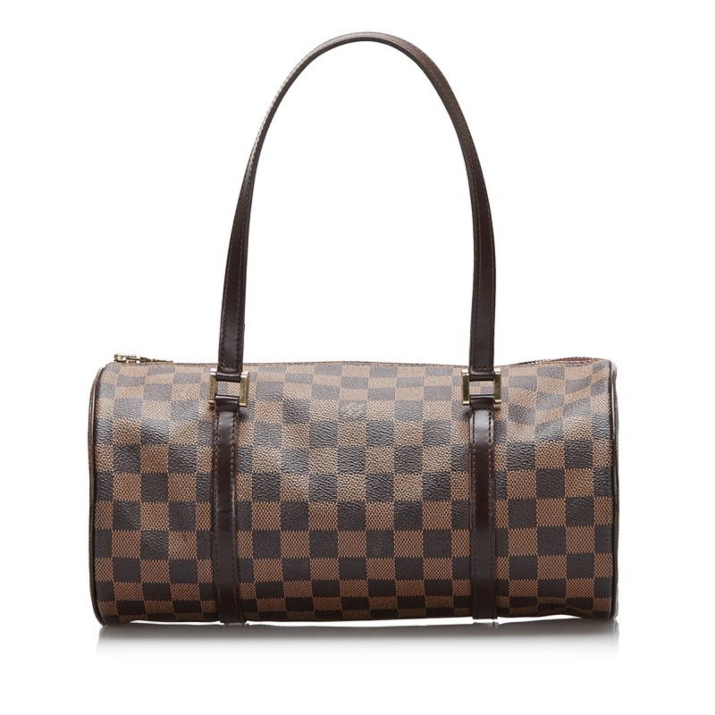 LOUIS VUITTON Damier Papillon 30 Handbag N51303 Brown PVC Leather Ladies - Logoexplore