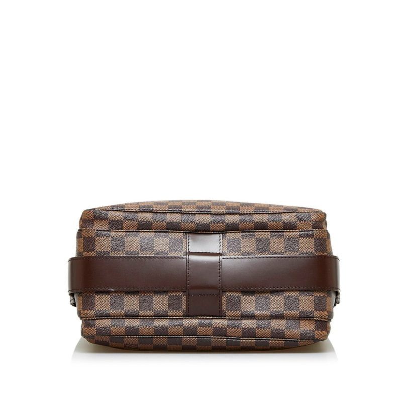 LOUIS VUITTON Damier Naviglio Shoulder Bag N45255 Brown PVC Leather Ladies - Logoexplore - Image 4