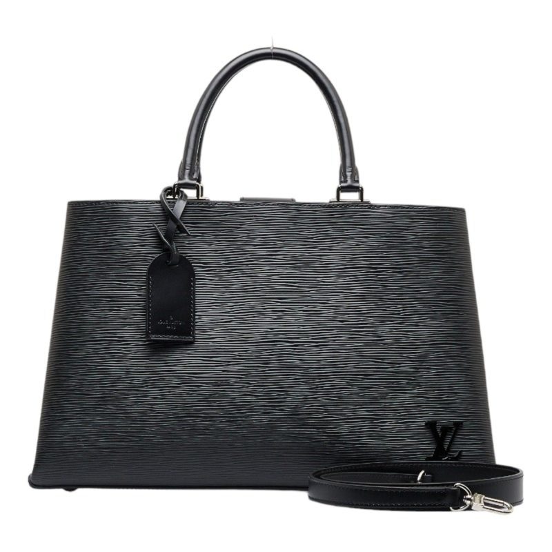 LOUIS VUITTON Epi Kleber MM Handbag Shoulder Bag M51323 Noir Black Leather Ladies - Logoexplore