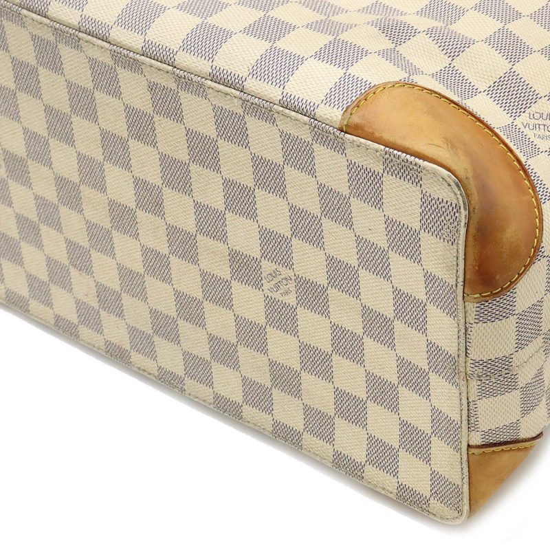 LOUIS VUITTON Damier Azur Hampstead MM Tote Bag Shoulder N51206 - Logoexplore - Image 3