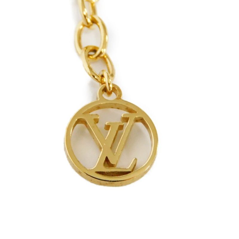 LOUIS VUITTON Bracelet LV Iconic Circle Strass Gold Monogram Flower Clear M00587 Women's Accessories Jewelry - Logoexplore - Image 6