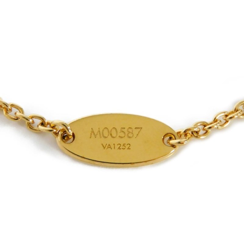 LOUIS VUITTON Bracelet LV Iconic Circle Strass Gold Monogram Flower Clear M00587 Women's Accessories Jewelry - Logoexplore - Image 10