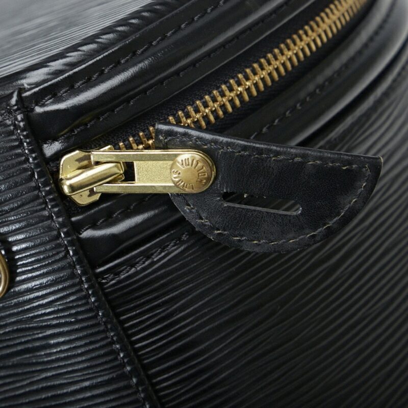 LOUIS VUITTON Epi Cannes Handbag Vanity Bag M48032 Noir Black Leather Ladies - Logoexplore - Image 6