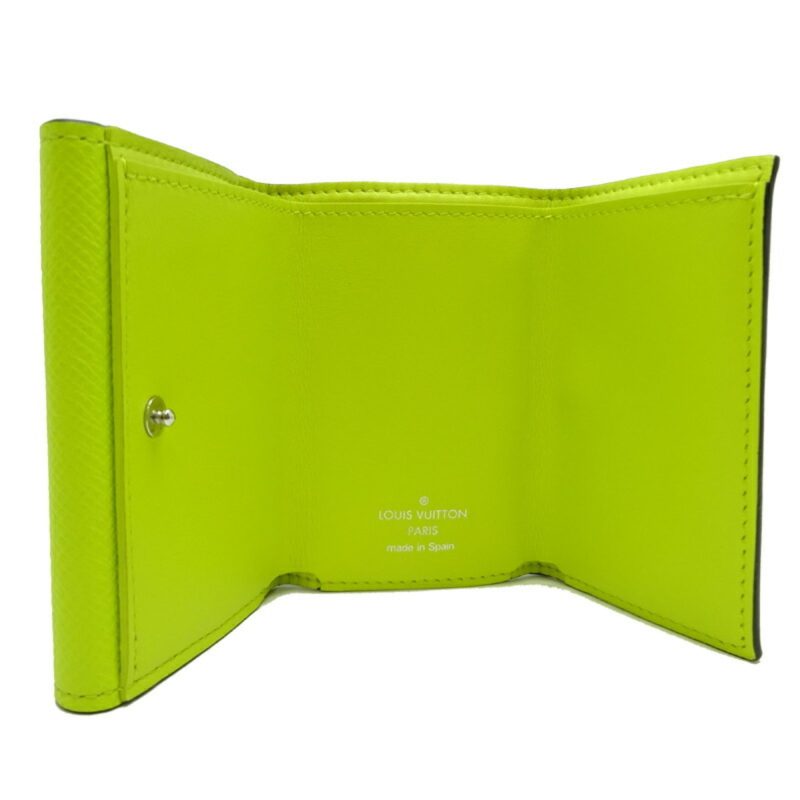 LOUIS VUITTON Discovery Women's/Men's Tri-fold Wallet M67629 Taigarama Jaune [Yellow] - Logoexplore - Image 5