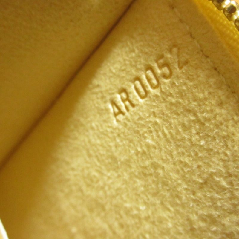 LOUIS VUITTON Epi Pochette Accessoire Vanilla M5294A Handbag Yellow - Logoexplore - Image 4