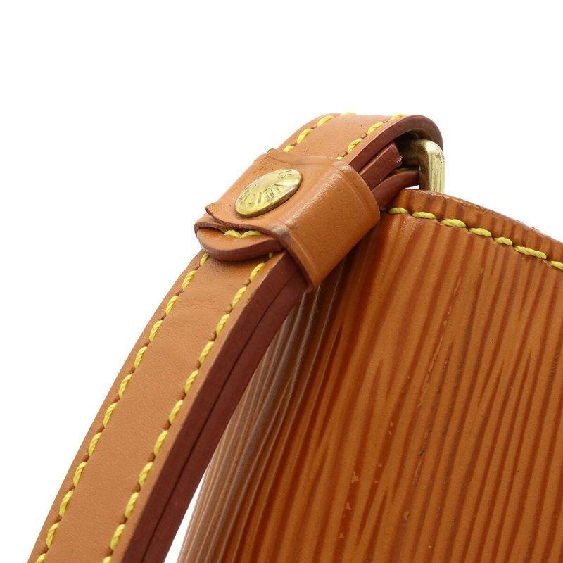 LOUIS VUITTON Epi Serie Dragonne Second Bag Clutch Leather Zipang Gold Key Missing M52618 - Logoexplore - Image 4