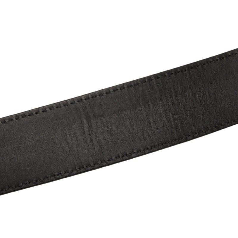 LOUIS VUITTON Damier Infini Sainteur Boston Belt M9674 Noir Black Leather Men's - Logoexplore - Image 6