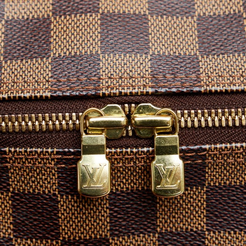 LOUIS VUITTON Damier Naviglio Shoulder Bag N45255 Brown PVC Leather Ladies - Logoexplore - Image 5