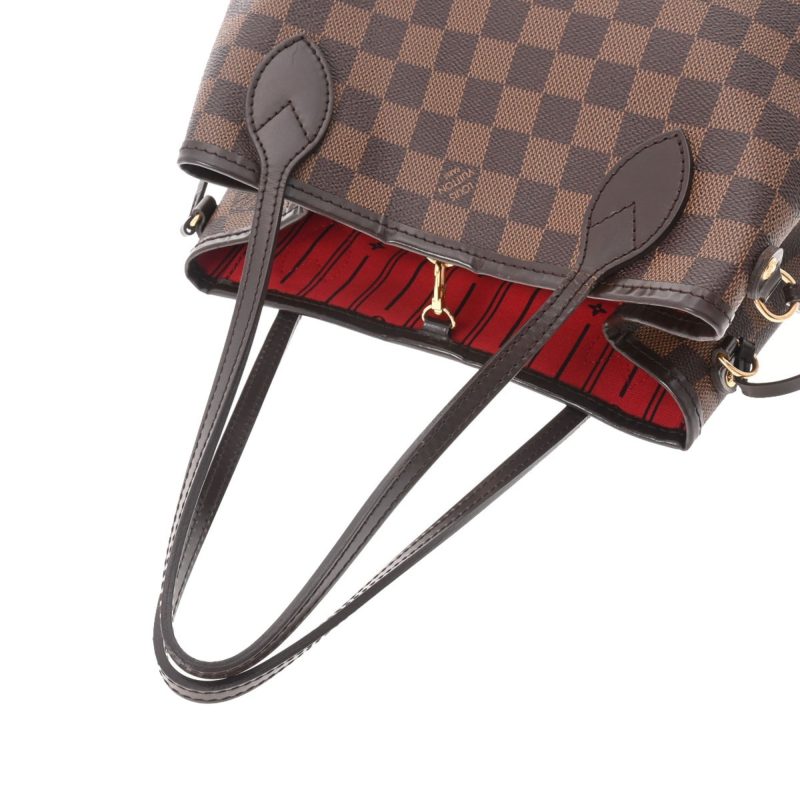 LOUIS VUITTON Damier Neverfull PM Brown N51109 Ladies Canvas Handbag - Logoexplore - Image 3