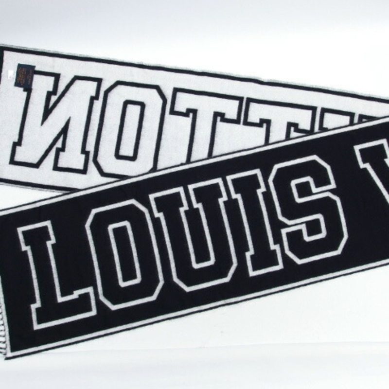 LOUIS VUITTON Escharpe City Design Muffler Black - Logoexplore - Image 3
