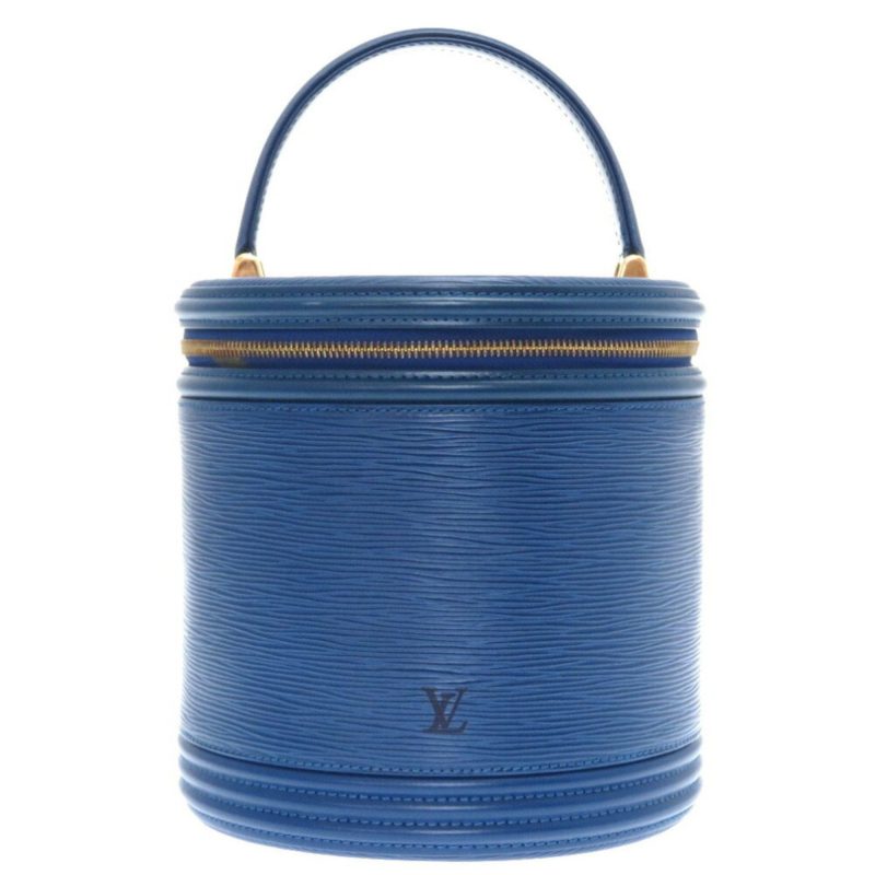 Louis Vuitton Epi Cannes Blue M48035 Handbag Bag LV 0101 LOUIS VUITTON - Logoexplore