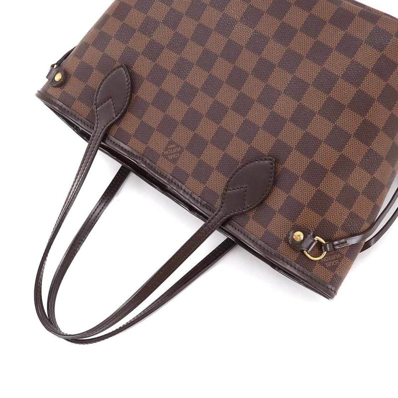 LOUIS VUITTON Damier Neverfull PM Tote Bag Ebene N51109 Brown - Logoexplore - Image 5