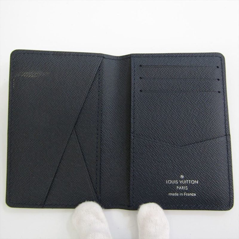 Louis Vuitton Epi Organizer De Poche M61821 Epi Leather Card Case Navy Blue - Logoexplore - Image 3