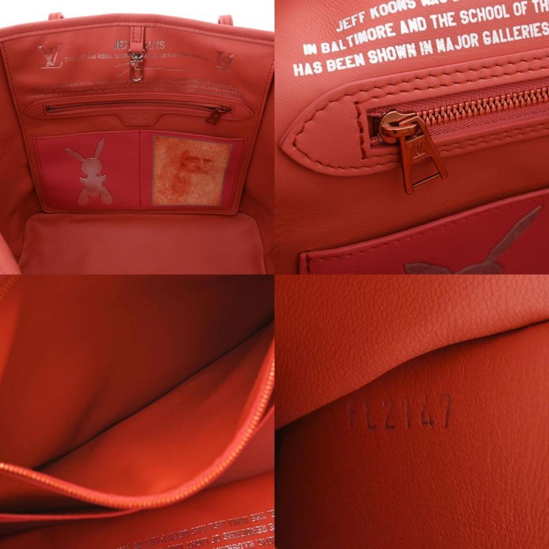 LOUIS VUITTON Da Vinci Masters Collection Neverfull MM Poppy Petal M43373 Women's Leather Tote Bag - Logoexplore - Image 10