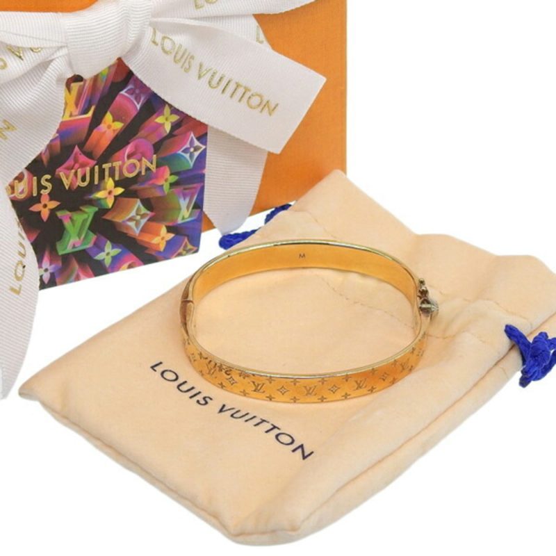 LOUIS VUITTON Cuff Nanogram Bangle #M M00254 Pink Gold Ladies - Logoexplore - Image 9