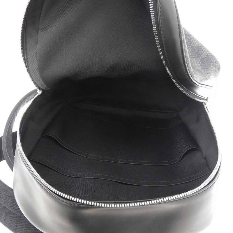 Louis Vuitton Damier Graphite Josh Christopher Nemeth Rope Pattern Backpack N41712 - Logoexplore - Image 8