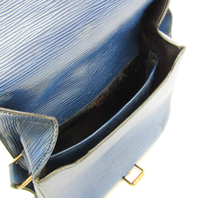 LOUIS VUITTON Epi Cartouchiere M52245 Women's Shoulder Bag Toledo Blue - Logoexplore - Image 3