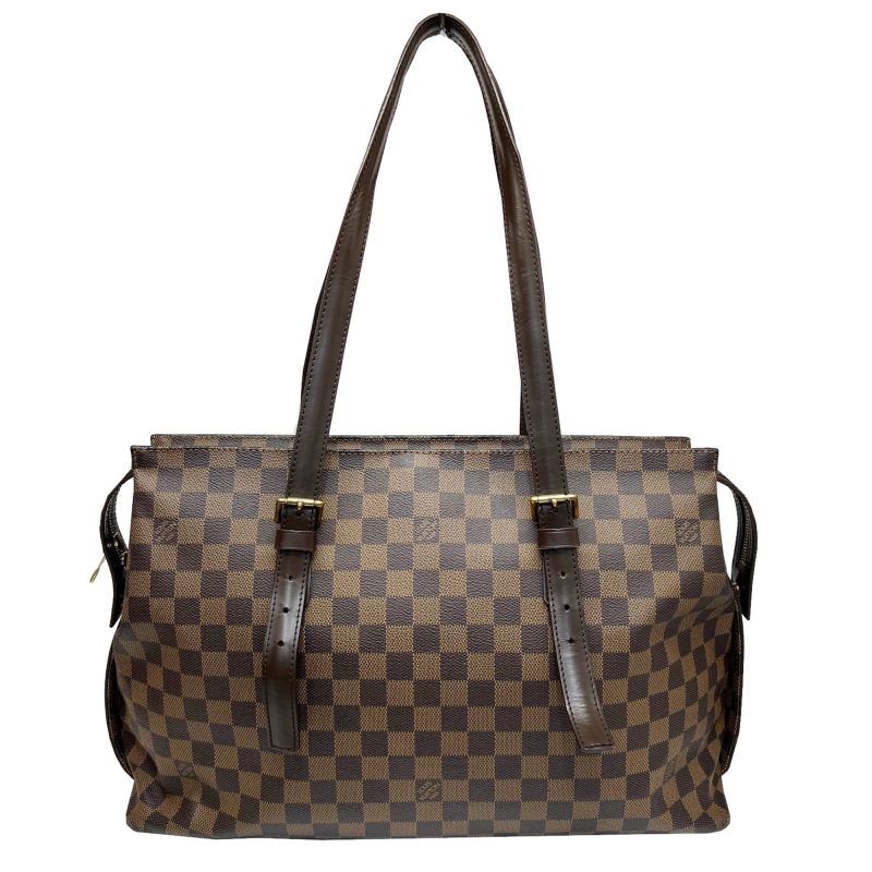 Louis Vuitton Damier Chelsea N51119 TH1088 Tote Bag Shoulder PVC Leather Brown Men's Women's - Logoexplore - Image 2