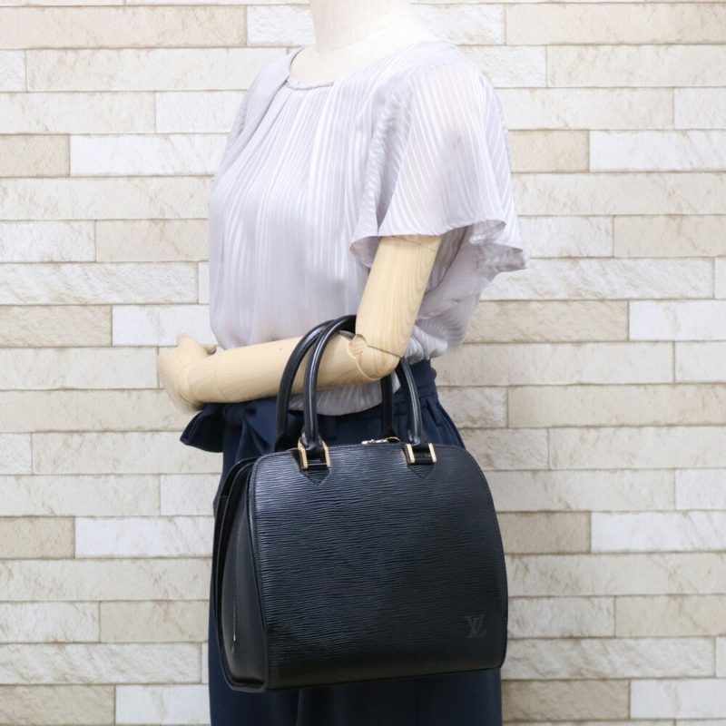 Louis Vuitton Handbag Epi Ponneuf M52772 Black Noir Ladies Leather - Logoexplore - Image 2