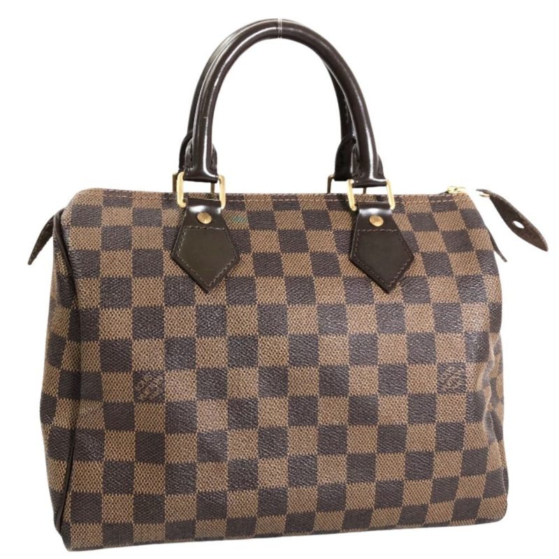 LOUIS VUITTON Boston Bag Damier Speedy 25 N41532 Canvas Women's - Logoexplore