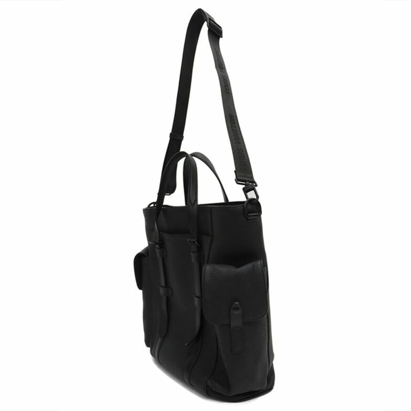 LOUIS VUITTON Christopher Black M58479 Men's Taurillon Leather - Logoexplore - Image 2