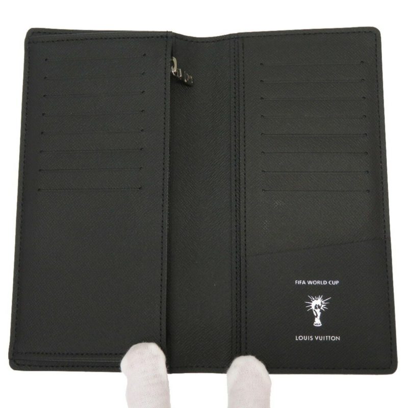 Louis Vuitton Epi Portofeuil Brothers 2018 FIFA World Cup Limited M63294 Long Wallet Black 0204 LOUIS VUITTON Men's - Logoexplore - Image 4