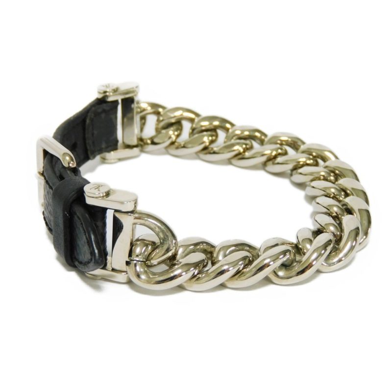 LOUIS VUITTON Bracelet Chain Monogram Eclipse Noir M64225 Men's Accessories Jewelry - Logoexplore - Image 2