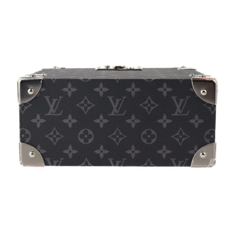 LOUIS VUITTON Fragrance Box Other Bag M20078 Monogram Eclipse Leather Black Silver Hardware Trunk Vanity - Logoexplore - Image 4