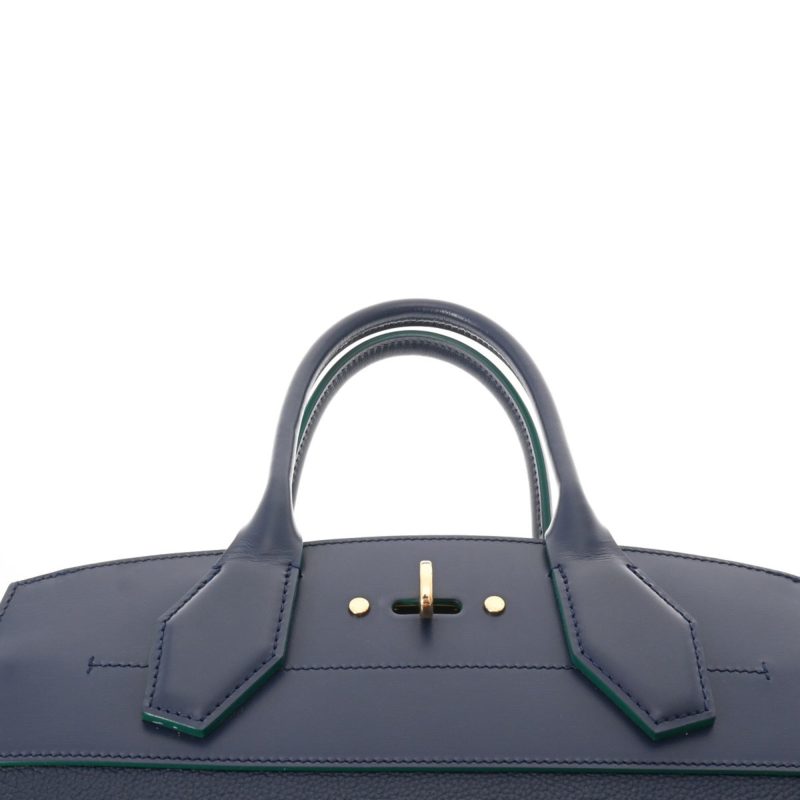 LOUIS VUITTON City Steamer MM Navy/Green Women's Leather Bag - Logoexplore - Image 4