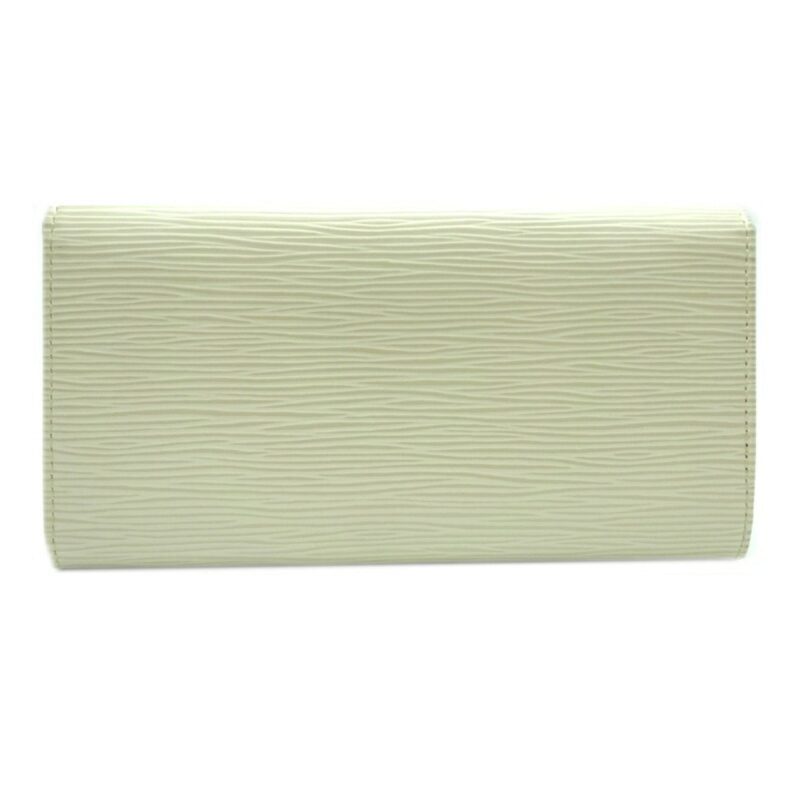 Louis Vuitton Epi M6516J Women's Epi Leather Long Wallet (bi-fold) LV Off White White - Logoexplore - Image 2
