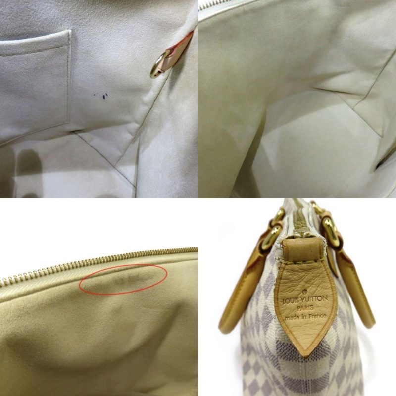 LOUIS VUITTON Damier Azur Saleya PM N51186 Handbag - Logoexplore - Image 4