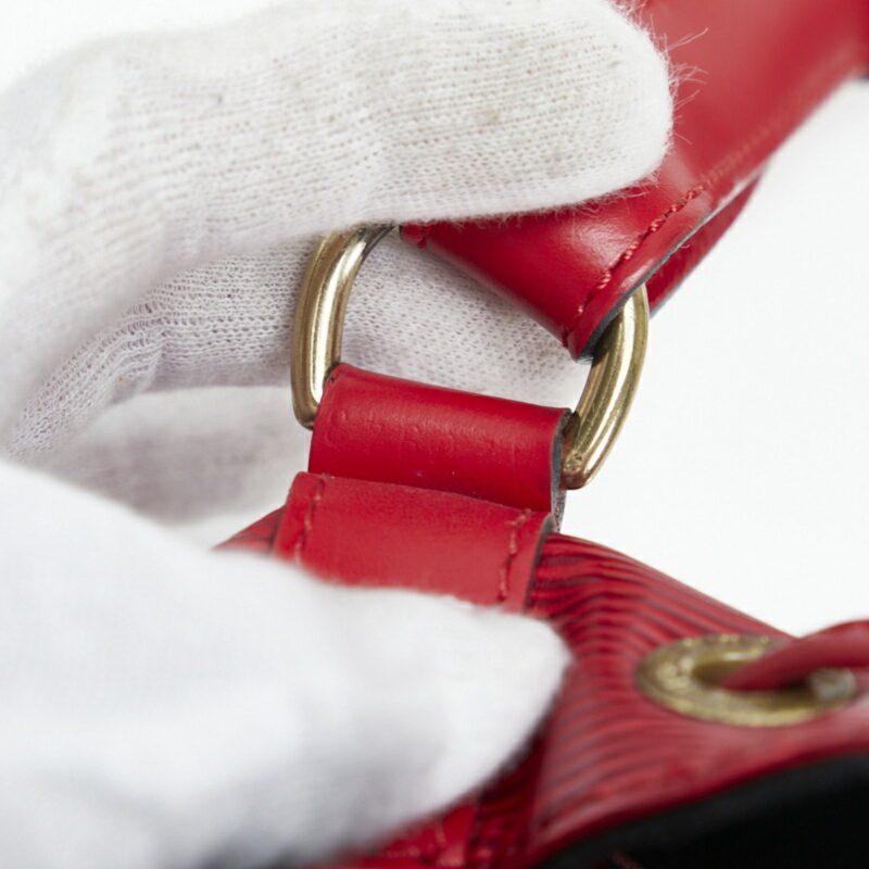LOUIS VUITTON Epi Petinoe Shoulder Bag M44107 Castilian Red Leather Women's - Logoexplore - Image 10