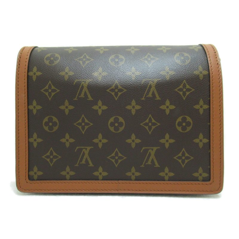 LOUIS VUITTON Daufine MM Shoulder Bag Brown Monogram Reverse PVC coated canvas M45958 - Logoexplore - Image 3