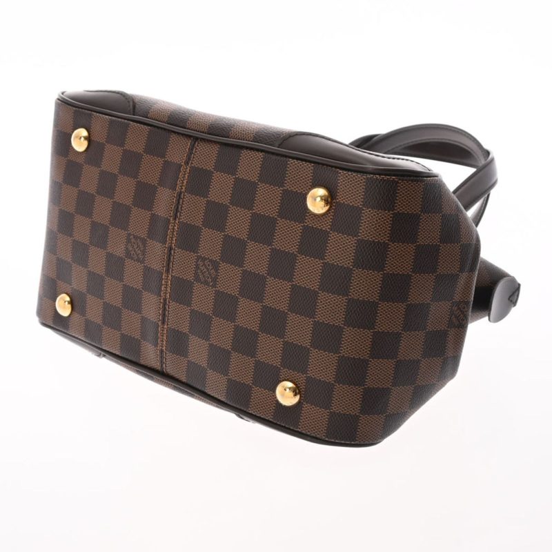 LOUIS VUITTON Damier Verona PM Brown N41117 Ladies Canvas Handbag - Logoexplore - Image 5