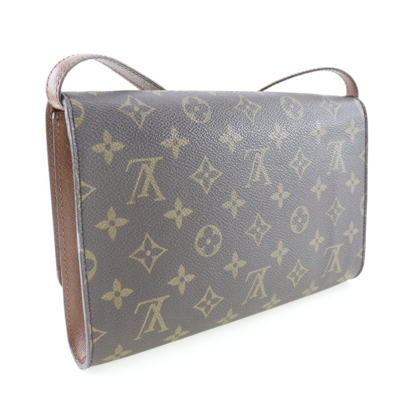 LOUIS VUITTON Bordeaux Shoulder Bag 2WAY Clutch Vintage M51797 Monogram Canvas Brown A21912 Ladies - Logoexplore - Image 3