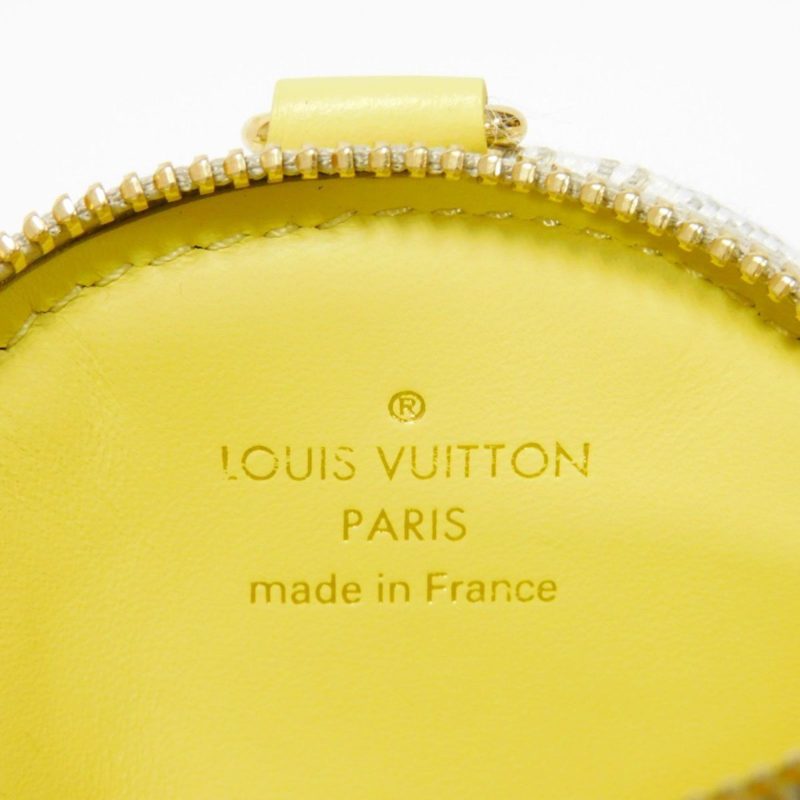 LOUIS VUITTON Coin Case Portomone Long Round Ecru Jaune Yellow Monogram Jacquard SINCE 1854 M81173 Men's Women's Wallet - Logoexplore - Image 6