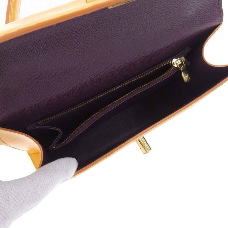 Louis Vuitton Epi Malesherbe Handbag Yellow M52379 - Logoexplore - Image 3