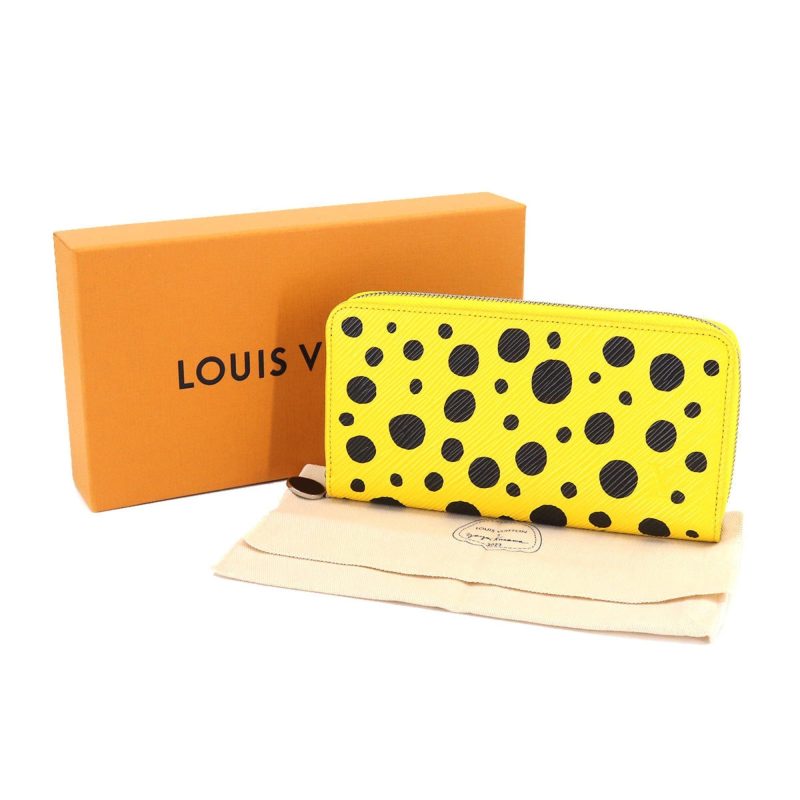 LOUIS VUITTON Epi Infinity Dot LVxYK Zippy Wallet Round Zipper Long Leather Jaune M81960 RFID - Logoexplore - Image 10