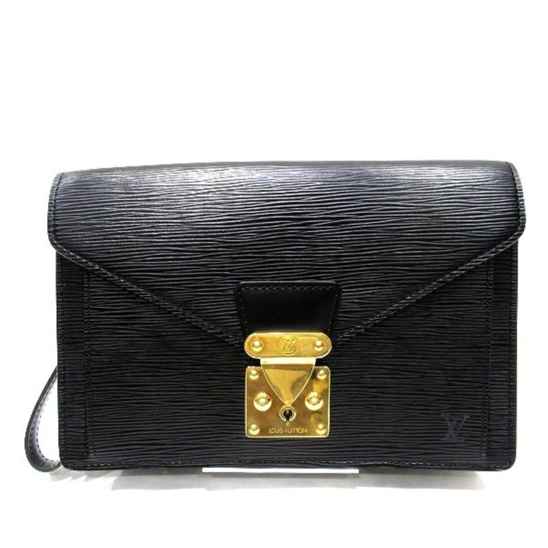 LOUIS VUITTON Epi Serie Dragonne Noir M52762 Bag Clutch Men's - Logoexplore
