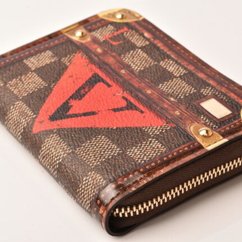 Louis Vuitton Coin Purse Card Case Isetan Store Limited LOUIS VUITTON Folded Wallet Zippy Trunk Time M63834 - Logoexplore - Image 6