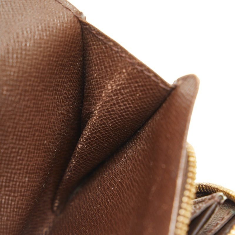 LOUIS VUITTON Damier Portomone Vietresor Bifold Wallet N61730 Brown PVC Leather Women's - Logoexplore - Image 8