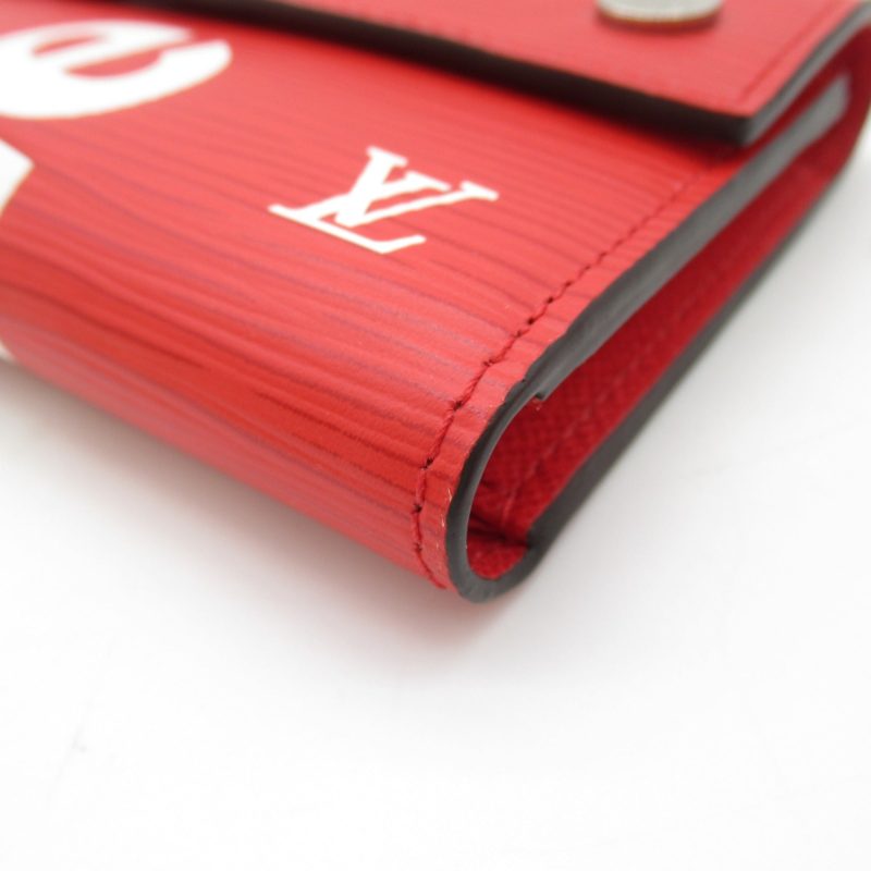 LOUIS VUITTON Chain Wallet [Supreme] Red Epi leather M67755 - Logoexplore - Image 9