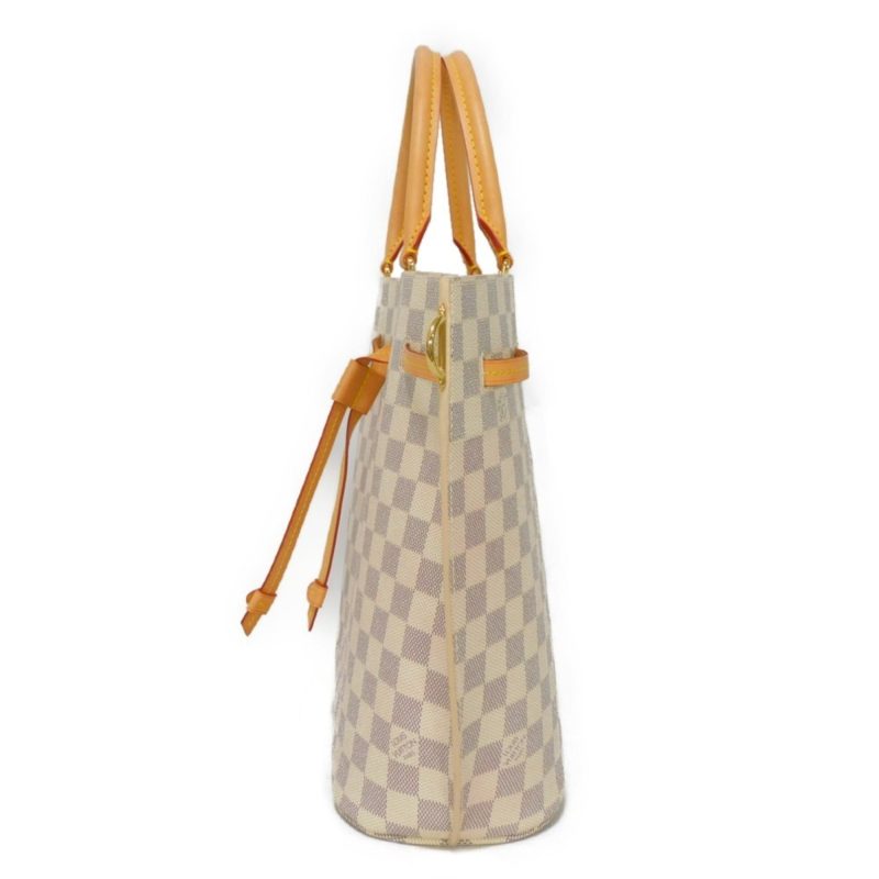 LOUIS VUITTON Handbag Girolatta Logo White 2WAY Shoulder Bag Damier Azur Rose Ballerine N41579 Women's - Logoexplore - Image 3