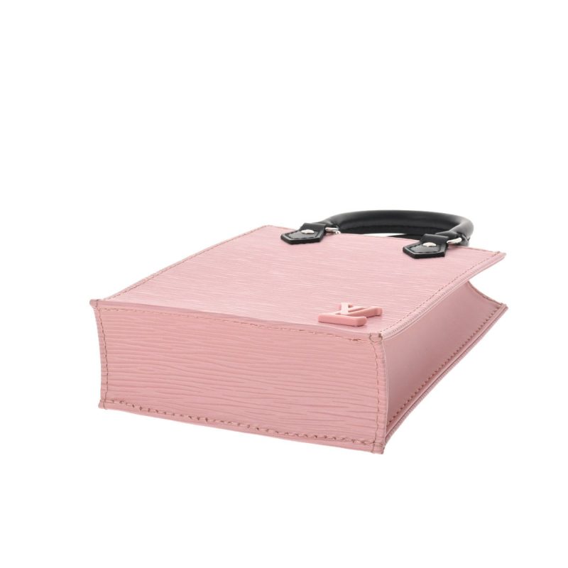 LOUIS VUITTON Epi Petite Sac Pla Rose Ballerine M69441 Women's Leather Handbag - Logoexplore - Image 8