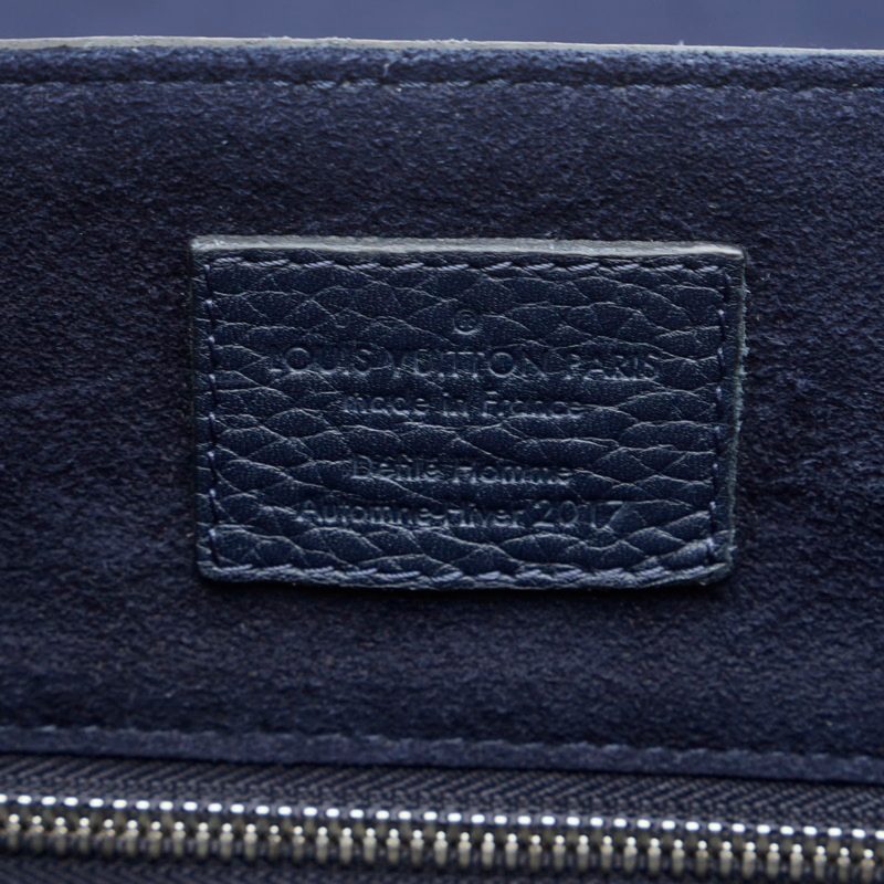 LOUIS VUITTON East Side Shoulder Bag M53465 Navy Taurillon Leather Men's - Logoexplore - Image 8