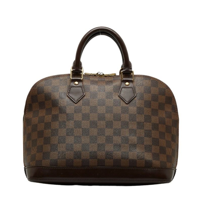 LOUIS VUITTON Damier Alma Handbag N51131 Brown PVC Leather Women's - Logoexplore - Image 3